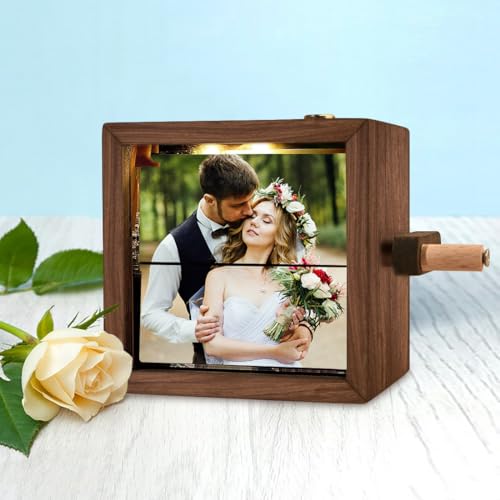 Personalised Flipbook Photo Frame Custom 8-16 Photos Flip Book Frame Home Decor Gift For Couple Dad Mom Family Lover Birthday Anniversary (style 6) - Image 3