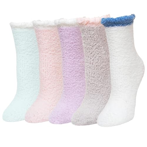 PUTUO Calcetines de Invierno para Mujer en Casa: Calcetines