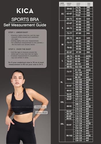 Image of KICA Luxe Limitless High-Impact Full Coverage Sports Bra with Molded Cups