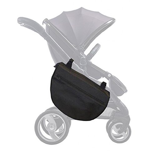 Image of ROMIRUS Insulated Stroller Organizer, Side Sling Stroller Saddle Bag, Black