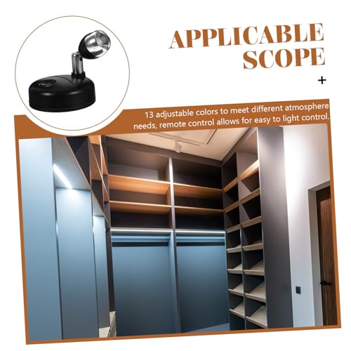 Mini lámparas nocturnas LED inalámbricas de 13 colores para estanterías de hogar 7