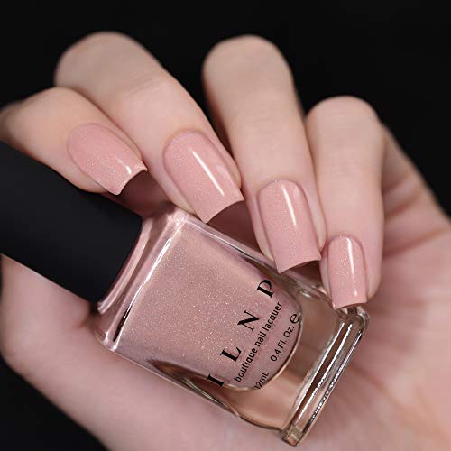 Image of ILNP CEO - Dusty Pink Neutral Nude Nail Polish, Subtle Holographic, Chip Resistant, 7-Free, Non-Toxic, Vegan, Cruelty Free, 12ml