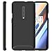 TUDIA DualShield Designed for OnePlus 7 Pro Case, [Merge] Shockproof Tough Dual Layer Hard PC Soft TPU Slim Protective Case - Matte Black