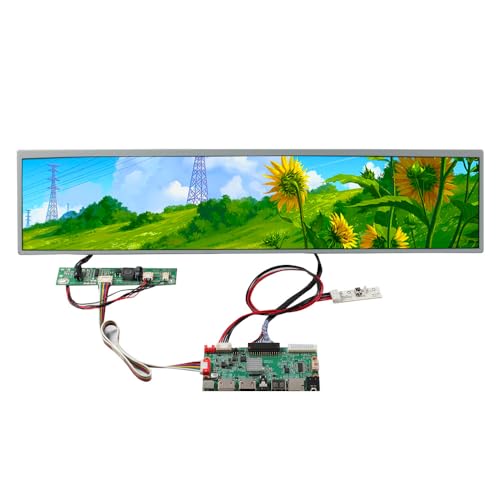 Image of 19 inch 1920x360 DV190FBM-NB0 30pin Wide IPS LCD Screen | and H /D USB SD Card LVDs Driver Board,Multimedia Supports MP4