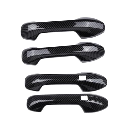 Cubierta de manija exterior para Hyundai Palisade de ABS con elegante acabado de carbono