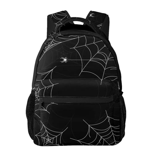 Spider Web Backpacks 15in Laptop Backpack Multipurpose Double Shoulder Bag For Men Women Gifts 6