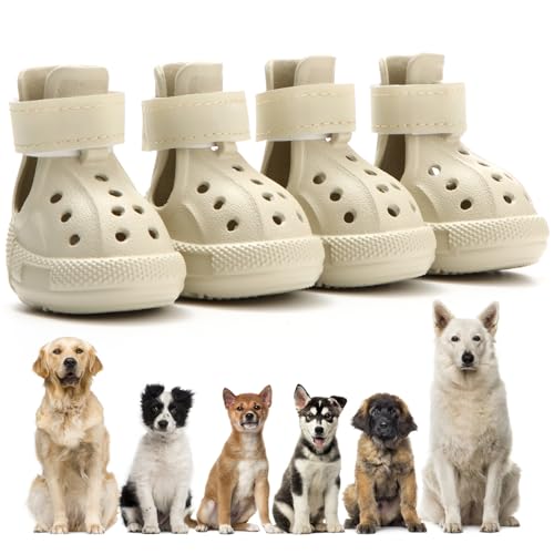 Dog Shoes for Hot Pavement,Non-Slip Waterproof Breathable Easy to Clean ...