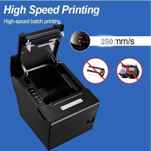 Image of Bluetooth pos kithcen printer,80mm Restaurant Auto cutter thermal receipt bill ticket printer,Compatible with android /WINDOWS,NOT for ios /ipad /MAC /POS Systerm /Uber /DoorDash /Square (Bluetooth+USB)