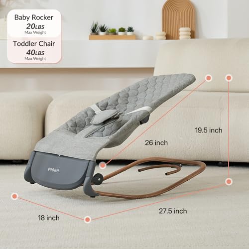 Baby Rocker and Swing with Bluetooth