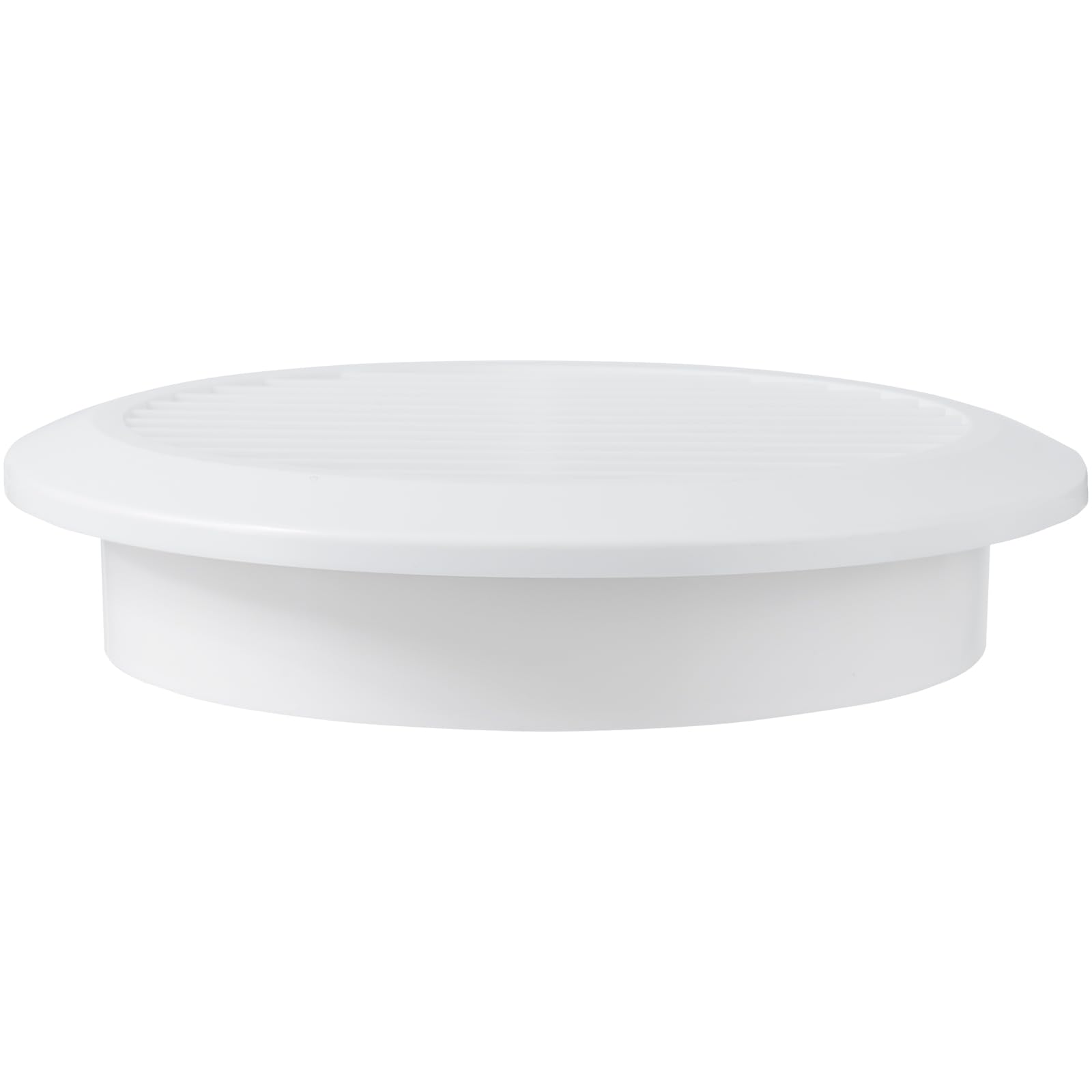 Rejilla De Ventilación Redonda Blanca 6 Pulgadas Con Malla Insectos. (conducto 6Ø / 7Ø). Aplicaciones Ventilación. Cubierta Interior Y Exterior. Disponible En 3 Tamaños