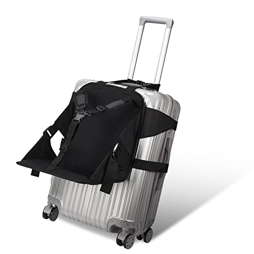 Upgraded Kids Ride on Suitcase Seat for Toddler,Carry On Luggage with Seat for Kids,Portable Travel Seat with Seat Belt, Free Hands for Airport