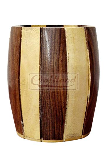Soporte para Cubiertos de Madera Barril 2 Piezas miniatura 2