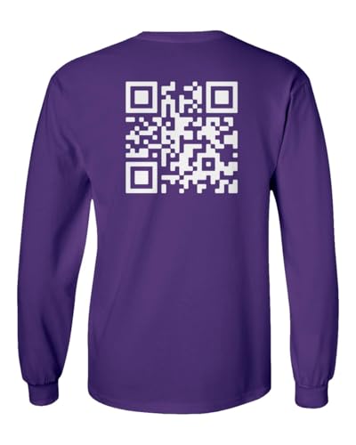 Trump Dancing Dance QR Code Funny President Long Sleeve T-Shirt3