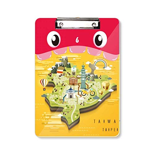 Porte-bloc carte de voyage en Chine, le cadeau A4 original pour collègues