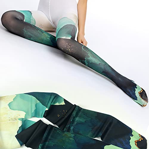 Image of Sahabowi Women Tights, Opaque High Waist Pantyhose, Vintage Control Top Stockings