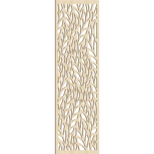 Image of Ortonville Decorative Pierced Fretwork Wood Wall Panels, 31 3 /8 inchW x 79 3 /8 inchH x 1 /4 inchT, Birch