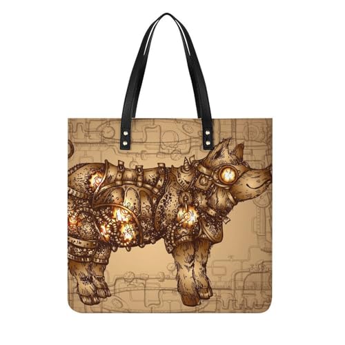 Sac à main Cochon Steampunk finis les sacs trop petits en voyage