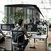 Professional Office Light Shield-Designed for Light-Sensitive and Headache-Prone Employees, Blocking 99% of Fluorescent Glare and Cold drafts, with a Large 56×42-inch Coverage