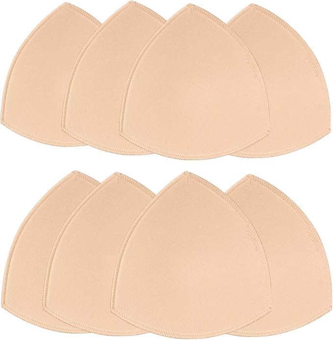 dclub Bra Pads Inserts 4 Pair Removable Breast Enhancers Inserts, Sew in Bra Cups for Swimsuits.-picture-29