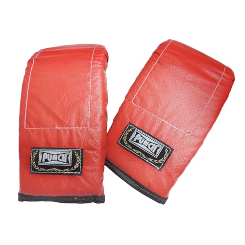 Luva Bate Saco Infantil Punch Unissex Infantil Vermelha