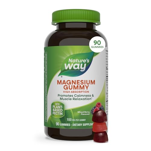 Nature’s Way Magnesium Gummies, 100 mg Magnesium per Gummy, 90 ct - image 1