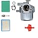 SAKITAM Carburetor fit for 12A-A25U711 Troy Bilt Lawnmower with TB210 6.50 hp Engine with Gaskets Spark Plug Air Filter Carb Kit