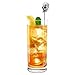 Homestia Coffee Stick Stainless Steel Swizzle Sticks Reusable Metal Stir Sticks Cocktail Coffee Drink Stirrer Spoon Beverage Cocktail Stirrers Stir with Skull Halloween Party (7.5'' Long, Set of 6)