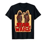 Star Wars Jawas Posing Vintage Sticker Graphic T-Shirt