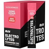 BARE PERFORMANCE NUTRITION BPN Electrolytes Go Packs Hydration Drink Mix | Sugar Free Electrolyte Powder | 500mg Sodium per Serving | Naturally Sweetened | Salted Watermelon, 30 Servings