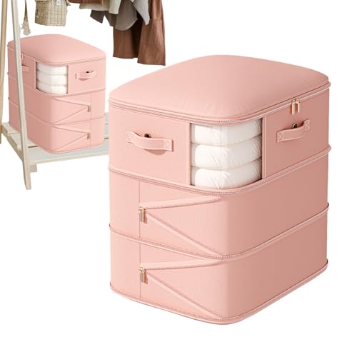 Duvet Bags - Stor Kapacitet 3 Lager Vakuumpåsar Med Transparent Design, Kläder Och Garderob Organisatör För Vinterartiklar Resor Bagage