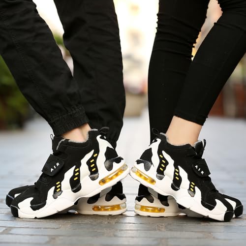 Men's Fleece-Lined Stylish Sneakers: Sporty Style. Suitable for Casual Sports and Walking.3