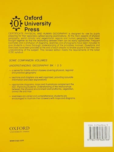Image of Certificate Physical and Human Geography by G.C. Leong | Complete Geography Book for UPSC, SSC, State PCS & Competitive Exams | 2026-27 Edition