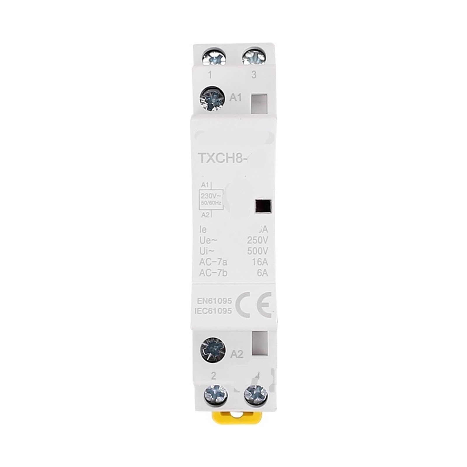 Contacteur CA sur rail DIN 25A 220V 230V 1NO1NC pour automatisme domestique 50Hz 60Hz