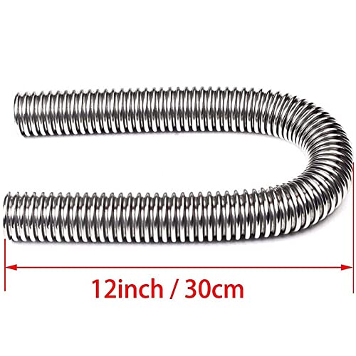 Smileracing 24" Flexible Upper/Lower Radiator Hose + Stainless Steel W/Chrome Caps V8 Kit #TOP4