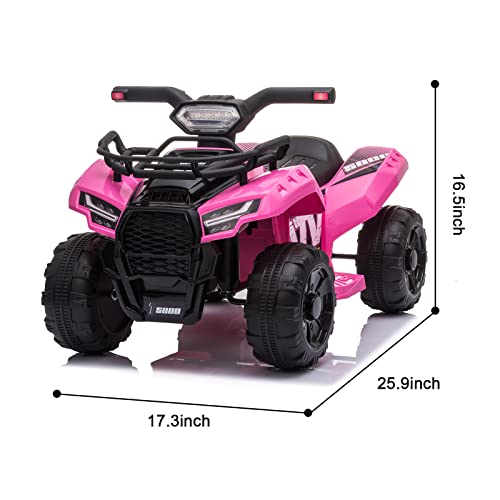 Bobike 6V Electric Kids Atv Quad Ride-On Toy With Mp3, Usb, Lights - For 1-3 Year Old Boys And Girls thumb #5