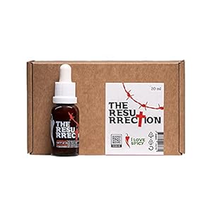 I LOVE SPICY The Resurrection Hete Chilisaus 20 ml, Laboratorium Gemeten 433.534 SHU (Carolina Reaper Chilipeper 85 %) Heetheid 10/5