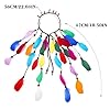 Fashband Indien Plume Bandeau Boho Arc-En-Ciel Pompon Hippie Coiffe Tribale Coiffe Perles Festival Fête Chapeaux Accessoires Cheveux pour Femmes et Filles(A) #5