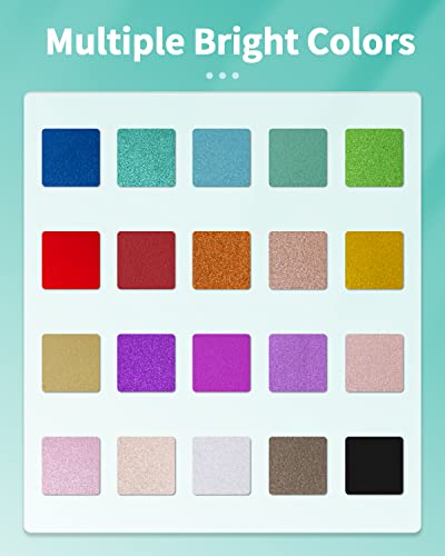 Glitter Cardstock 42 Sheets, 8.5” X 11” Cardstock Paper - 20 Assorted Colors, 250 Gsm Card Stock Glitter Paper Sparkly Paper For Diy Crafts, Cricut, Scrapbooking, Card Making #TOP3