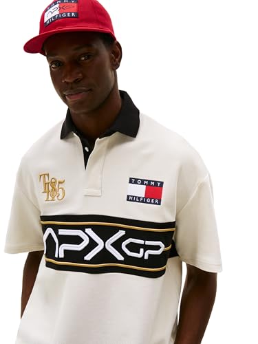 Tommy Hilfiger Men's APXGP Collection Graphic Logo Polo2