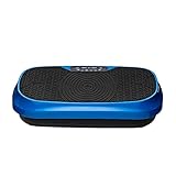 Lifepro Waver Mini Vibration Plate - Whole Body Vibration Platform Exercise Machine - Home & Travel Workout Equipment for Weight Loss, Toning & Wellness - Max User Weight 260lbs (Blue)