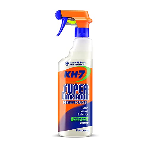 KH-7 - Superlimpiador Desinfectante, Máxima Potencia Para La Limpieza De Toda Tu Casa: Baño, Cocina Y Exterior - Pulverizador 650ml