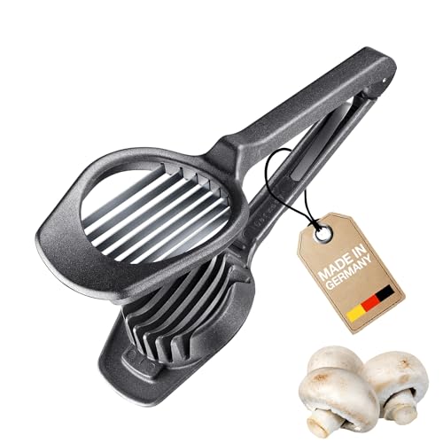 Westmark Coupe Fruits et Champignons Champion Black Edition – Trancheuse Précise pour Champignons, Kiwis et Fraises – Anthracite