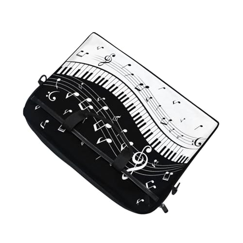 Funda para portátil 15 pulgadas MRMIAN negra con notas musicales miniatura 5