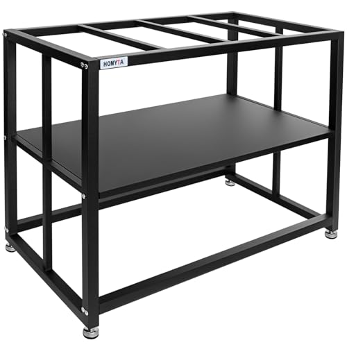 Fish Tank Stand Heavy Duty Metal Aquarium Stand 40 Gallon Tank Stand 660LBS 36.5" L x 18.5“W x29.5”H, Double Layer for Home and Office More Storage Space, Black