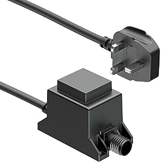 ledscom.de 10W LED transformer/power supply for plug-in system NEMO, plug, 12V AC, black, IP65