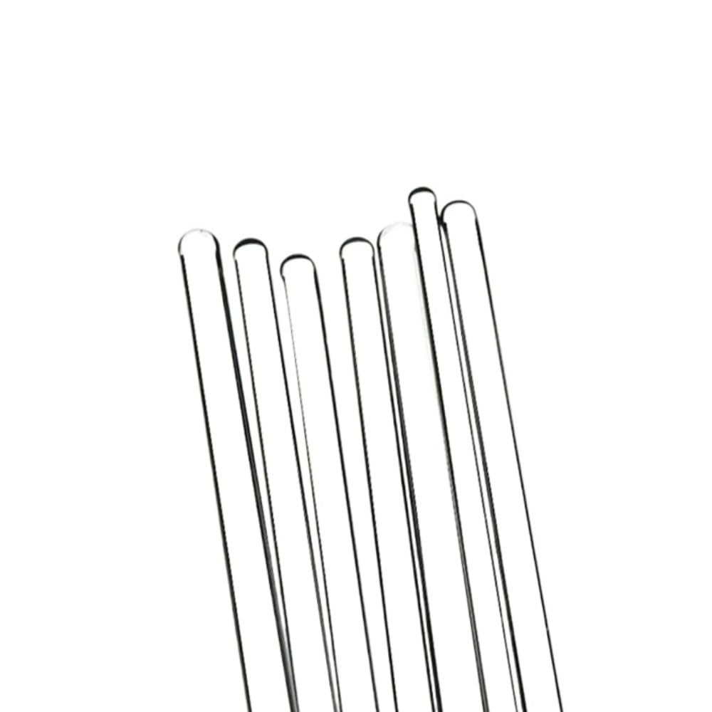 Asta di miscelazione trasparente 100 bacchette di agitazione in vetro borosilicato ad alta resistenza, 6 mm * 15 cm, agitatori dritti solidi for miscelazione