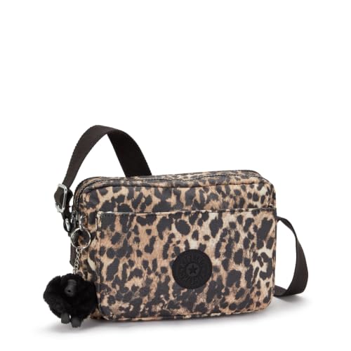 Image of Kipling Women's Abanu Medium Crossbody Bag, Lightweight, Adjustable Nylon Waist Pack with Multi-Compartment Zip Pockets