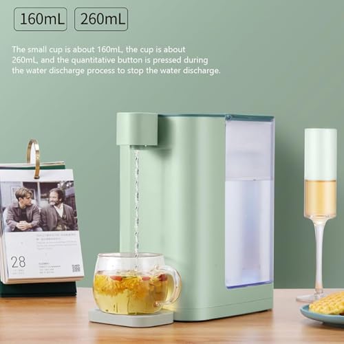 3L Instant Hot Water Dispenser - 5 Temperature Settings, 3s Quick Heating, LED Light, Removable Tank for Home and Office - Image 4