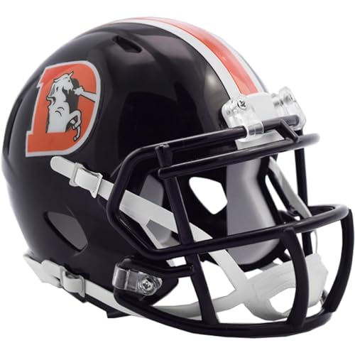 Mini casque Denver Broncos NFL Color Rush 2016 par Riddell