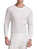 CYZ Men's Thermal Long Sleeve Crew Top-Natural-L